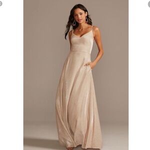 David’s Bridal Shimmering Dress Size 9